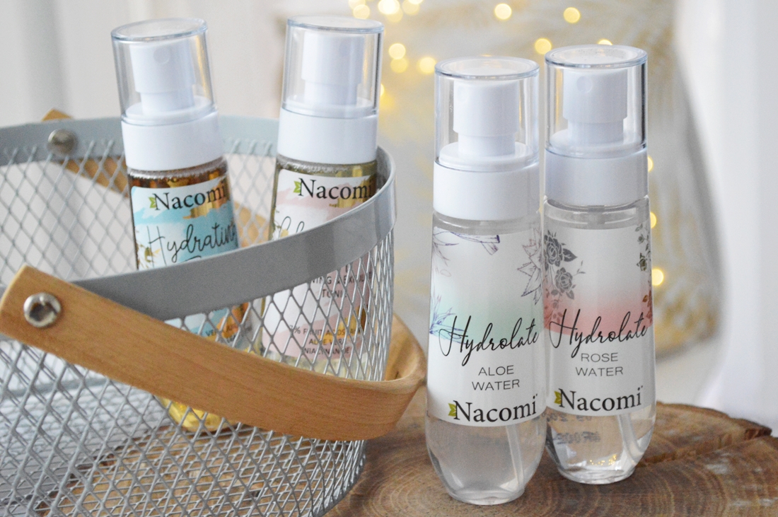 hydrolat różany i aloesowy Nacomi